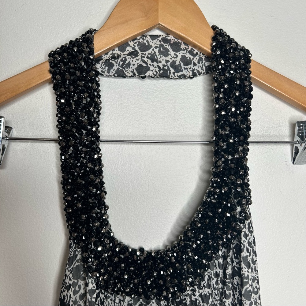 Diane Von Furstenberg Halter Silk Patterned Willemma Gown - Picture 5 of 12